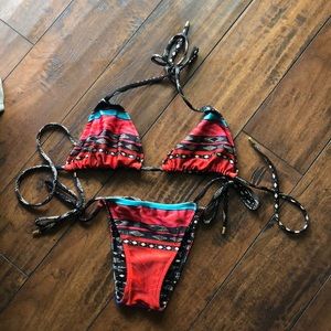 Reversible Navajo Print Bikini